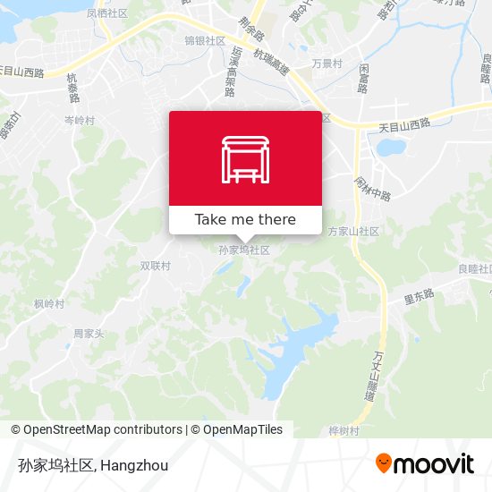 孙家坞社区 map