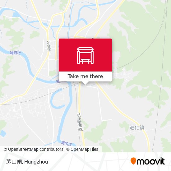 茅山闸 map