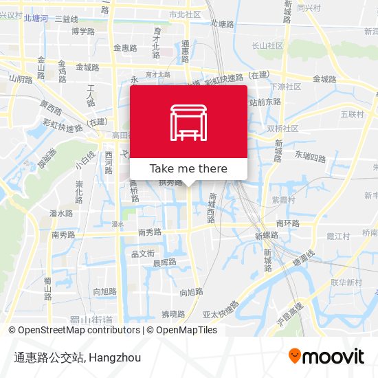 通惠路公交站 map
