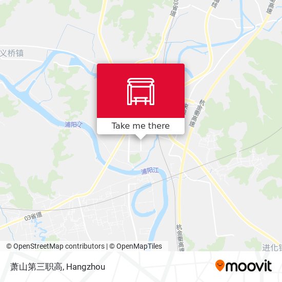 萧山第三职高 map