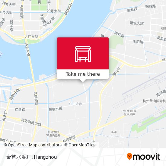 金首水泥厂 map