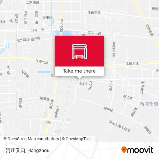 河庄叉口 map