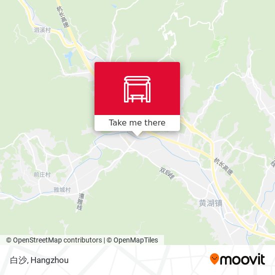 白沙 map