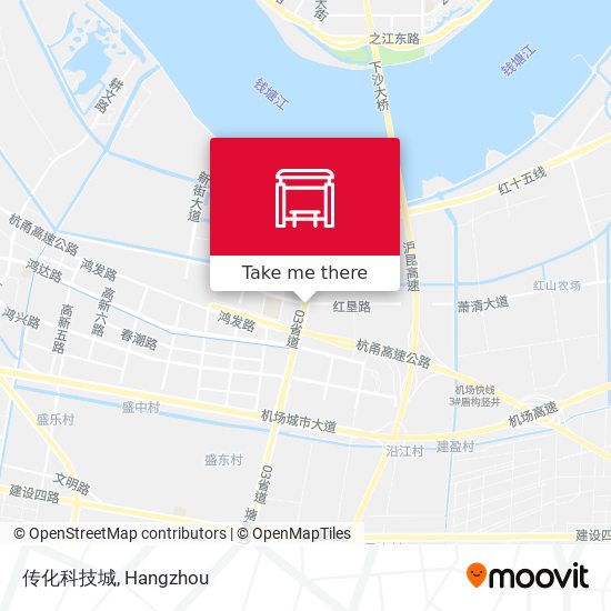 传化科技城 map