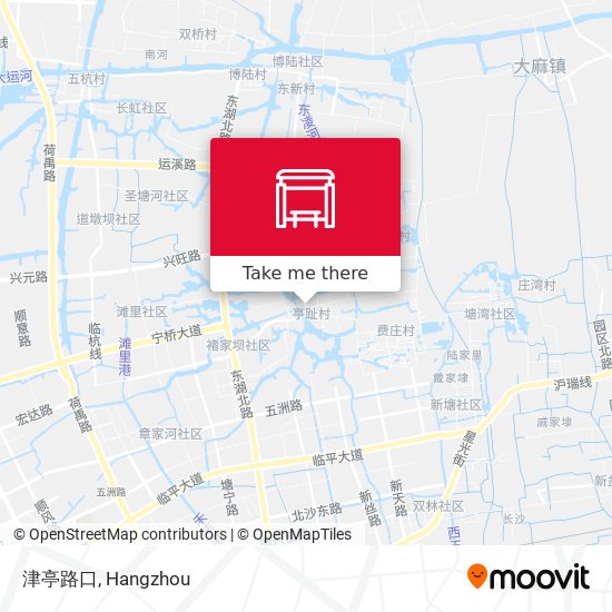 津亭路口 map