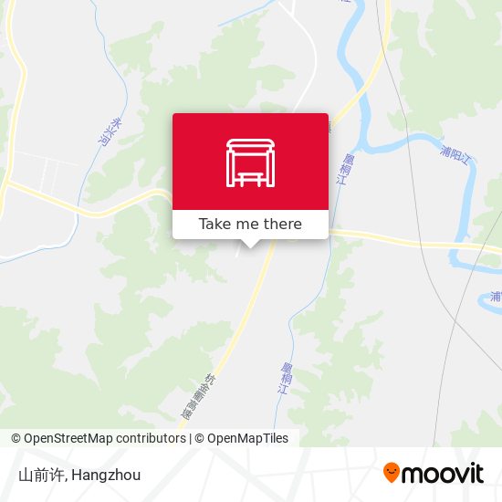 山前许 map