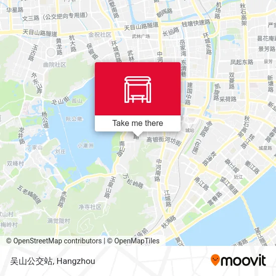 吴山公交站 map