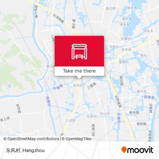 东风村 map