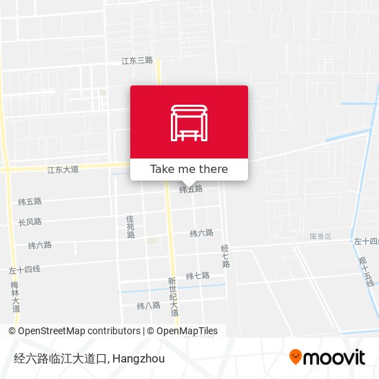 经六路临江大道口 map