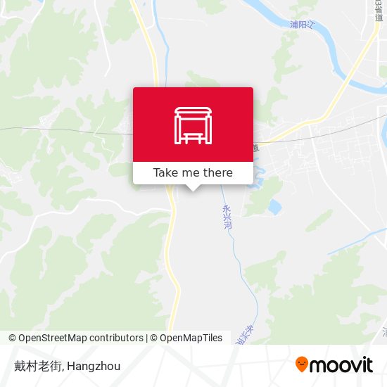 戴村老街 map