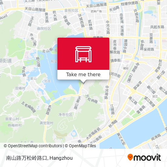 南山路万松岭路口 map