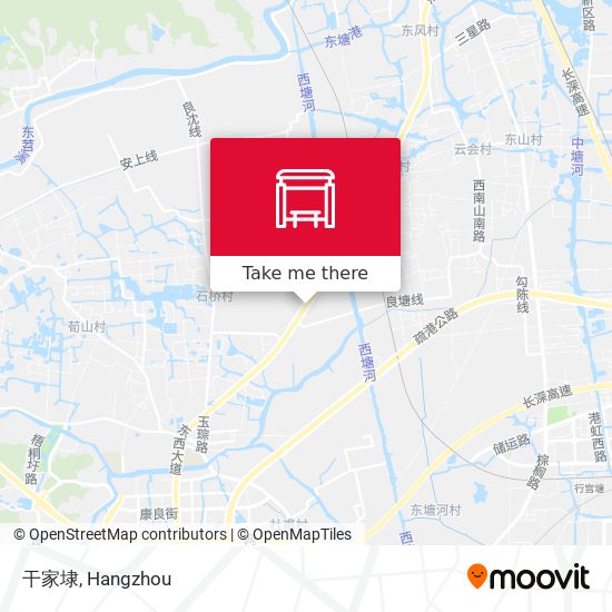 干家埭 map