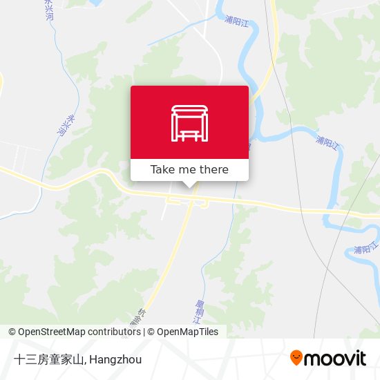 十三房童家山 map