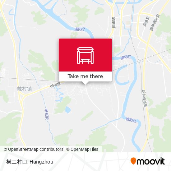 横二村口 map