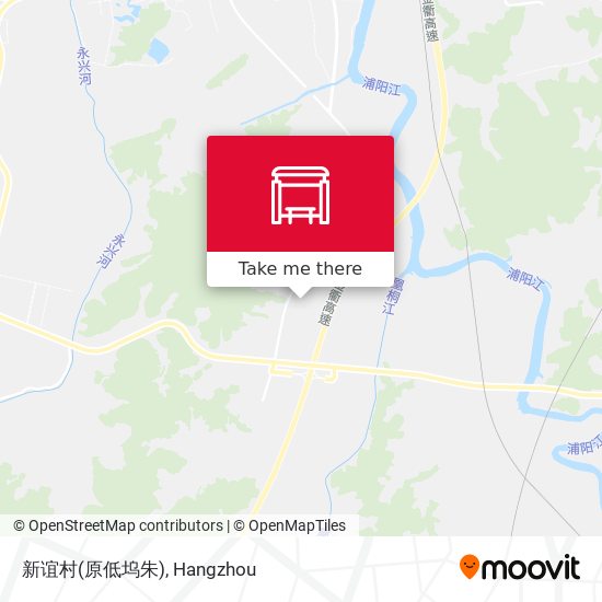 新谊村(原低坞朱) map