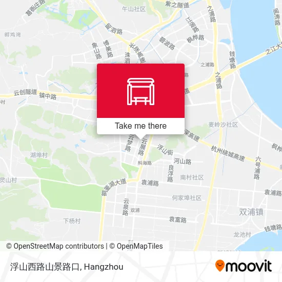 浮山西路山景路口 map