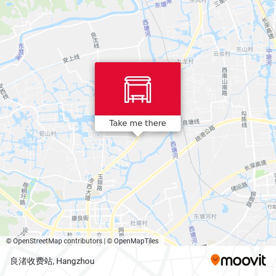 良渚收费站 map