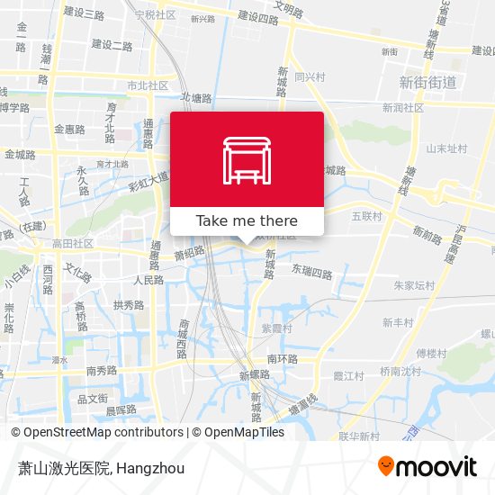 萧山激光医院 map