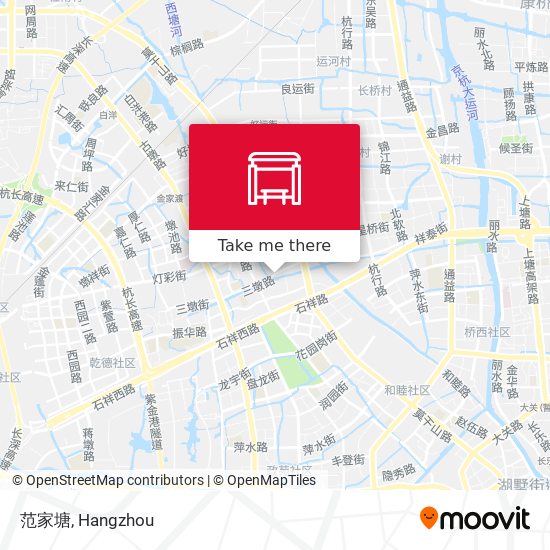 范家塘 map