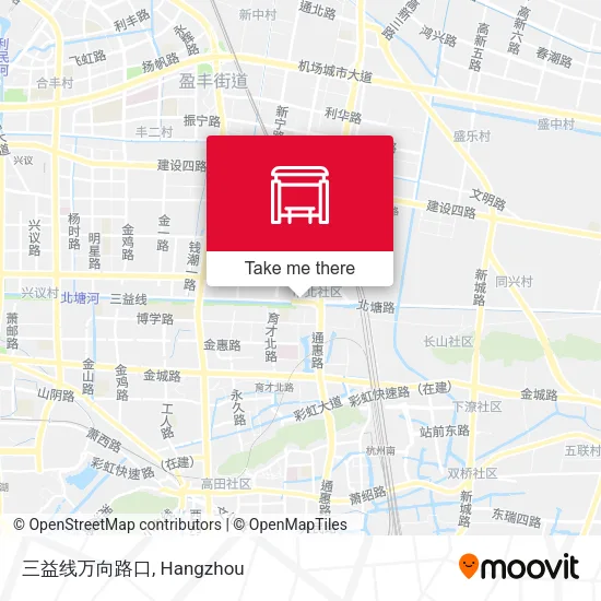 三益线万向路口 map