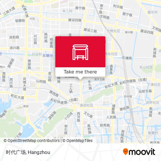 时代广场 map