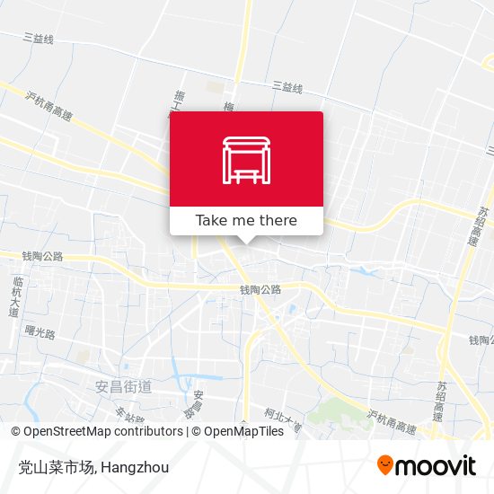 党山菜市场 map