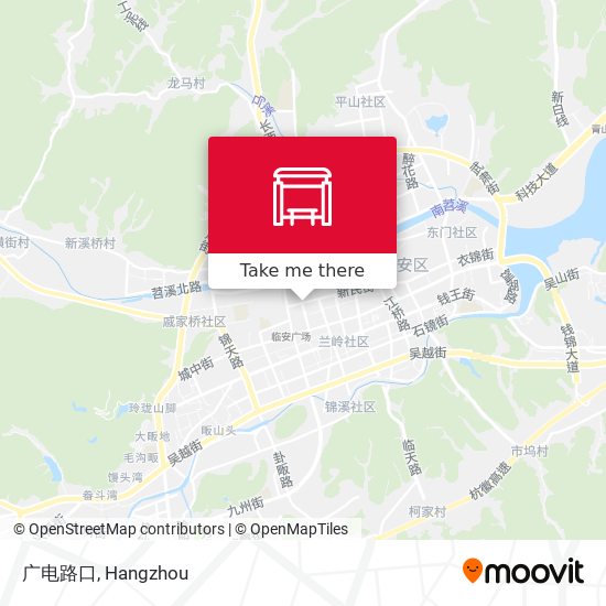 广电路口 map