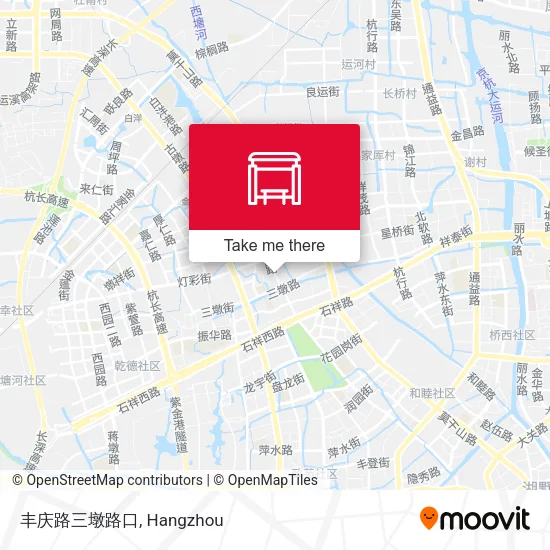 丰庆路三墩路口 map