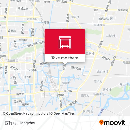 西许村 map