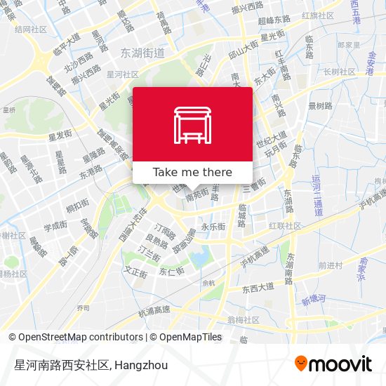 星河南路西安社区 map