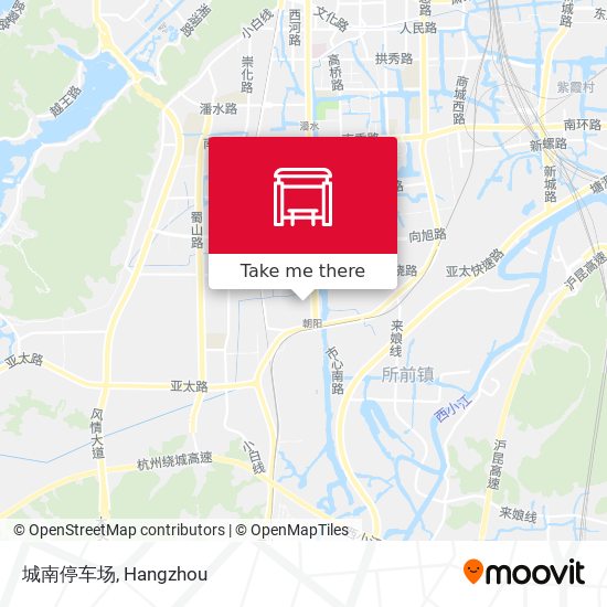城南停车场 map