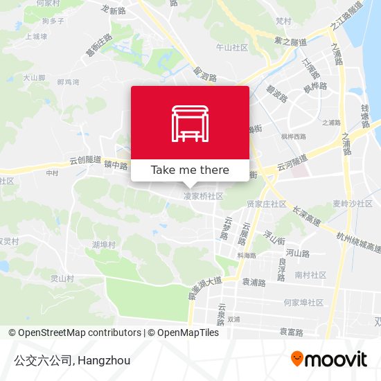 公交六公司 map