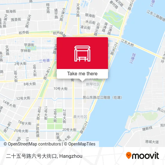 二十五号路六号大街口 map