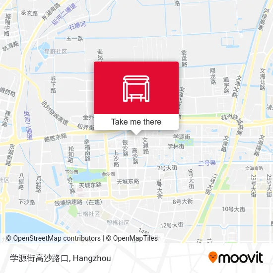 学源街高沙路口 map