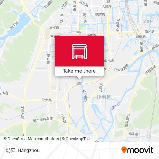 朝阳 map