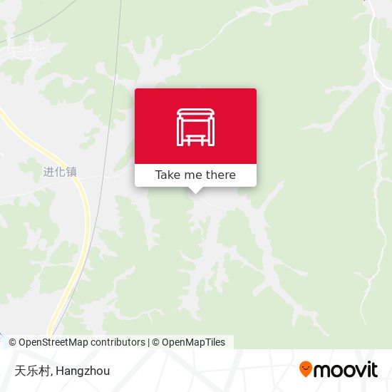 天乐村 map