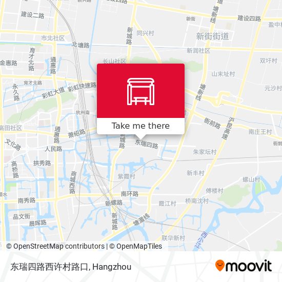 东瑞四路西许村路口 map