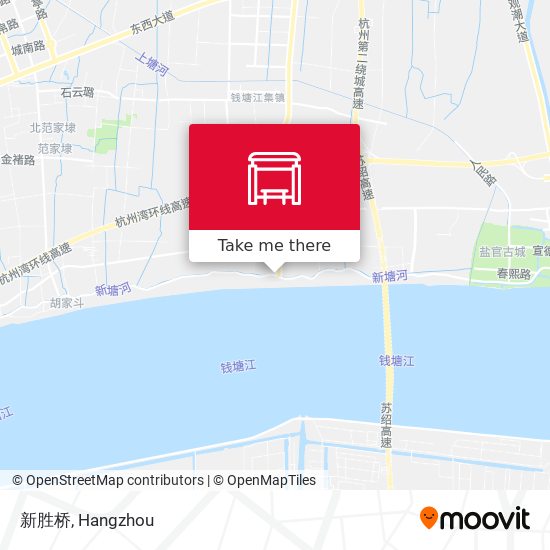 新胜桥 map