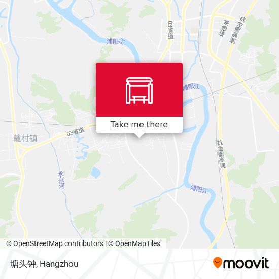 塘头钟 map