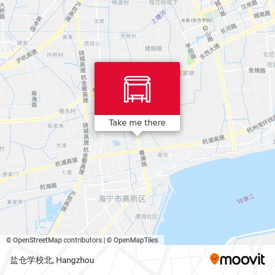 盐仓学校北 map