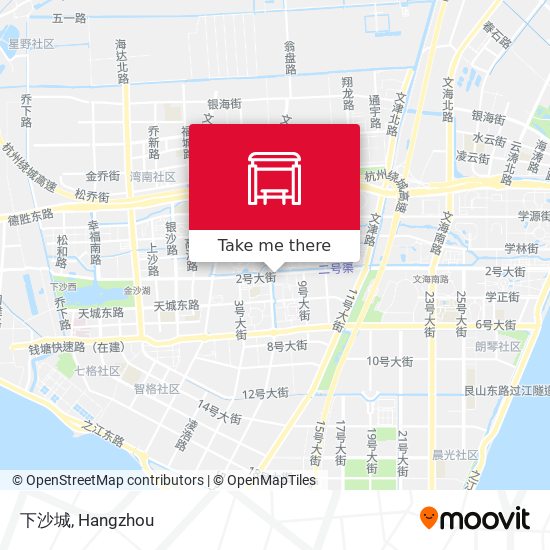 下沙城 map