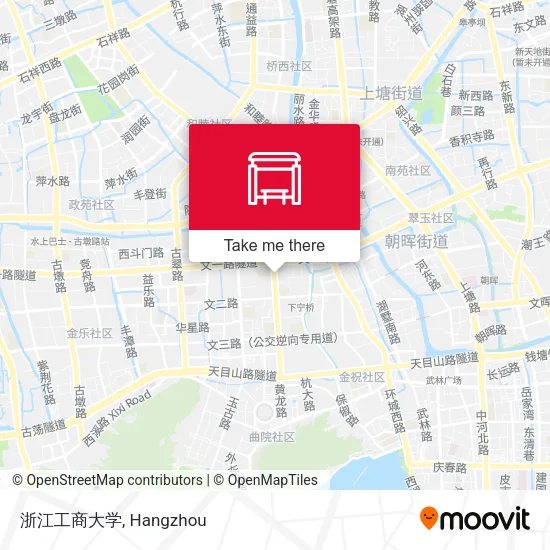 浙江工商大学 map