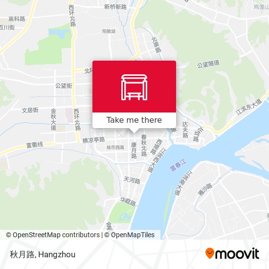 秋月路 map