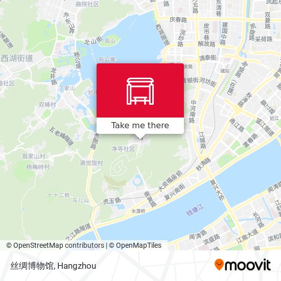 丝绸博物馆 map