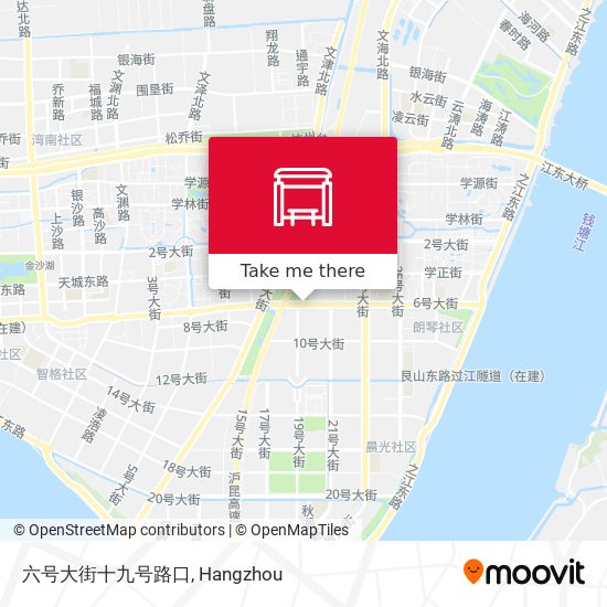 六号大街十九号路口 map