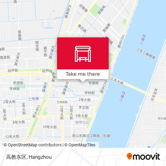 高教东区 map