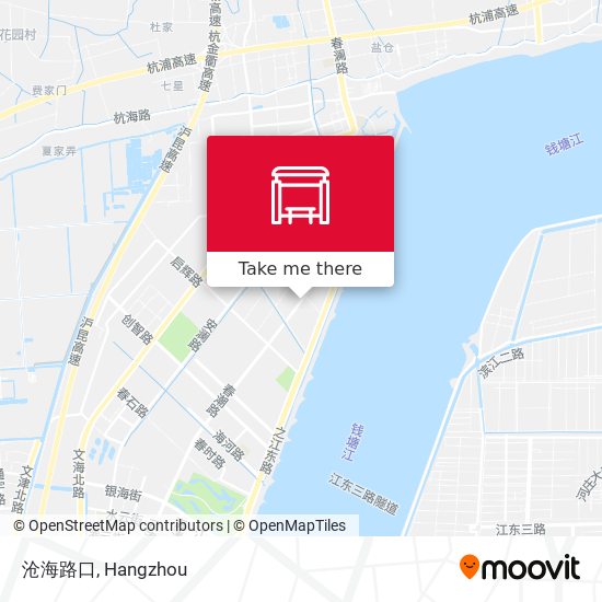 沧海路口 map