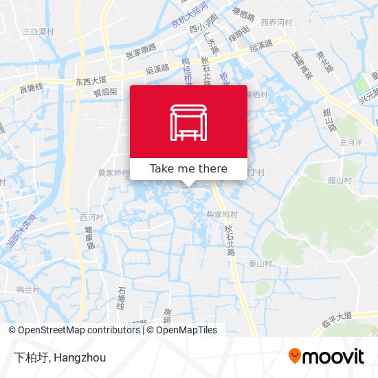 下柏圩 map