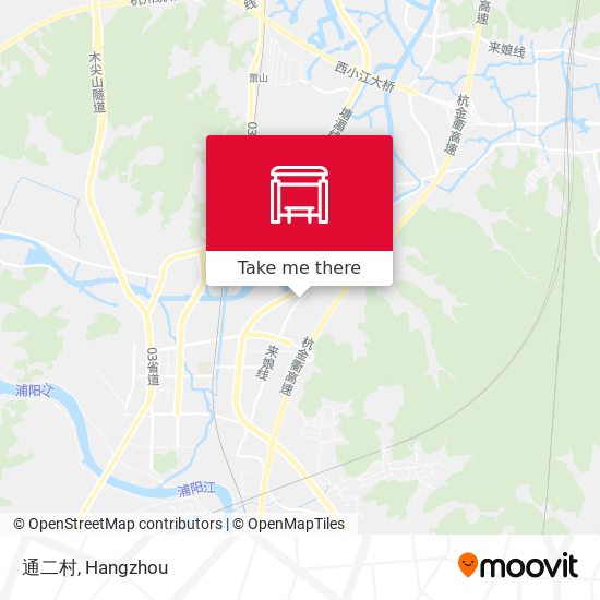 通二村 map