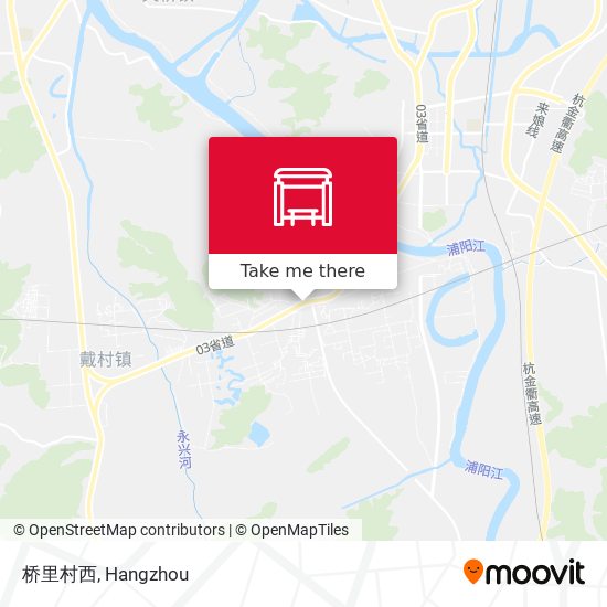 桥里村西 map